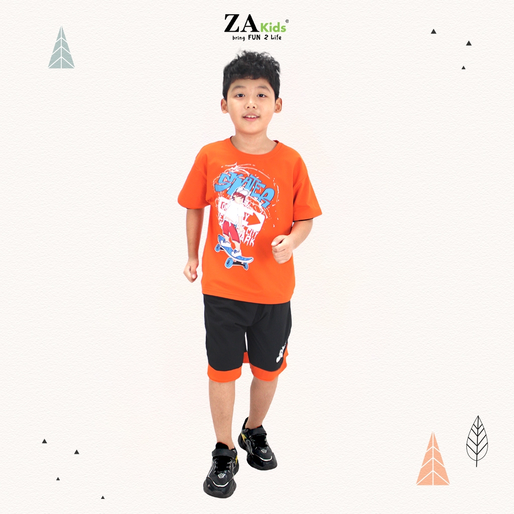 Đồ Bộ Quần Áo Ngắn Tay Cho Bé Trai Từ  ZA02323TN