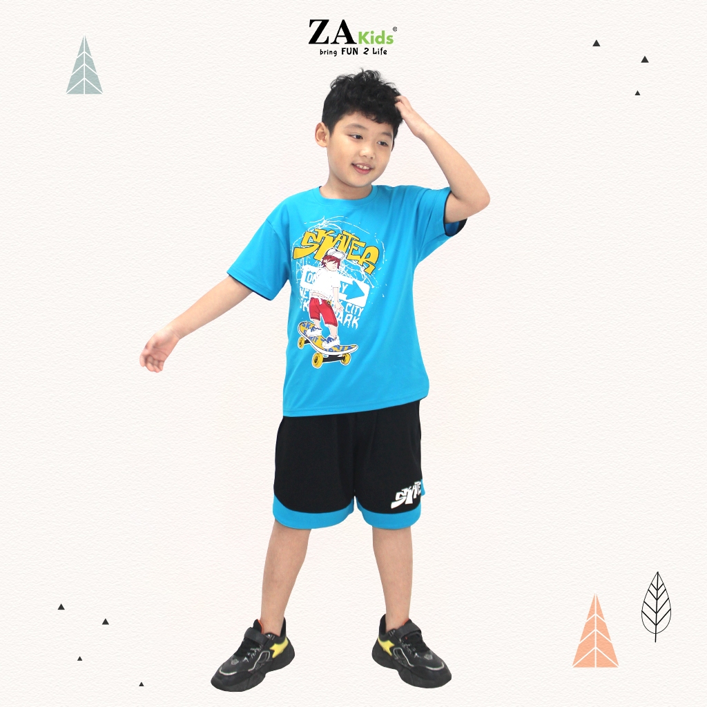 Đồ Bộ Quần Áo Ngắn Tay Cho Bé Trai Từ  ZA02323TN