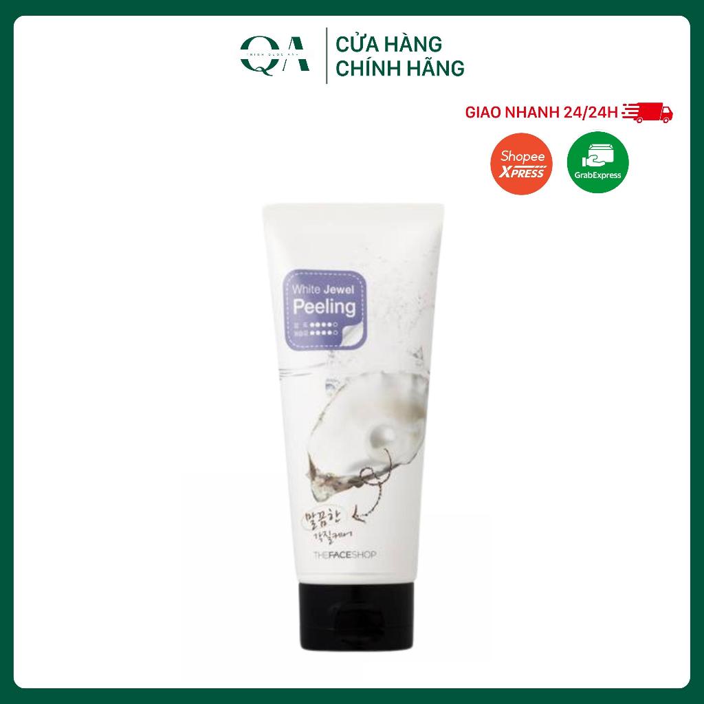 Tẩy da Chết Ngọc Trai White Jewel Peeling The Face Shop