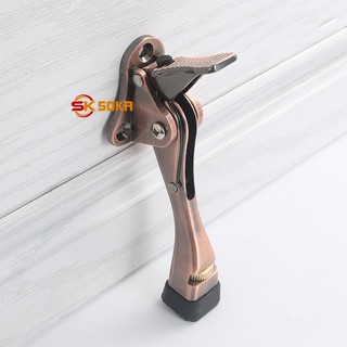 Chặn cửa móng ngựa có lẫy gạt tăng chỉnh được chiều cao giữ cửa chống va đập