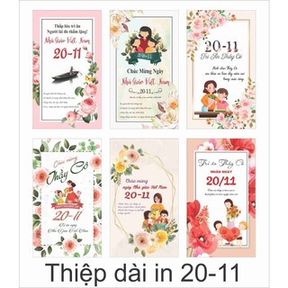 100 thiệp chúc mừng Thiệp 20/11 các mẫu lựa chọn