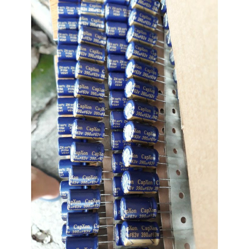 390uf 63v mới tinh combo 30 tụ