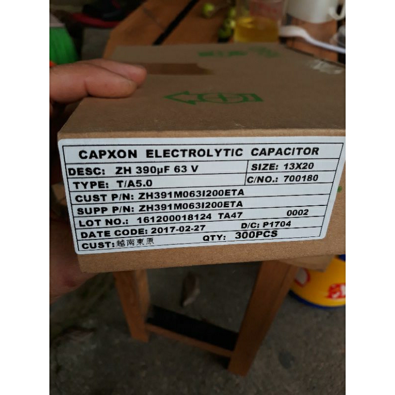 390uf 63v mới tinh combo 30 tụ