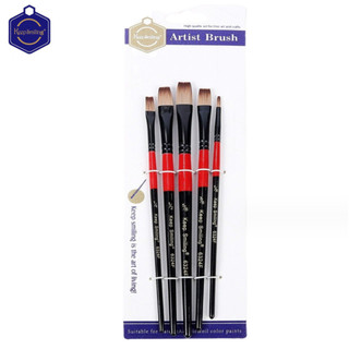 [VPP Cheapy]Cọ vẽ màu nước Keep Smiling 5 cây Thân đỏ đen