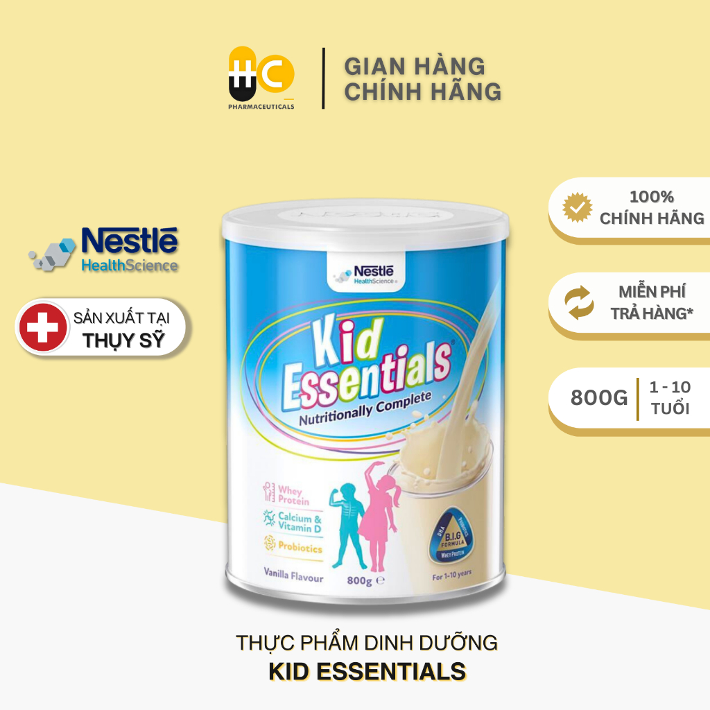 Sữa Bột Kid Essentials- Sữa Úc nhập khẩu mẫu mới cho trẻ biếng ăn