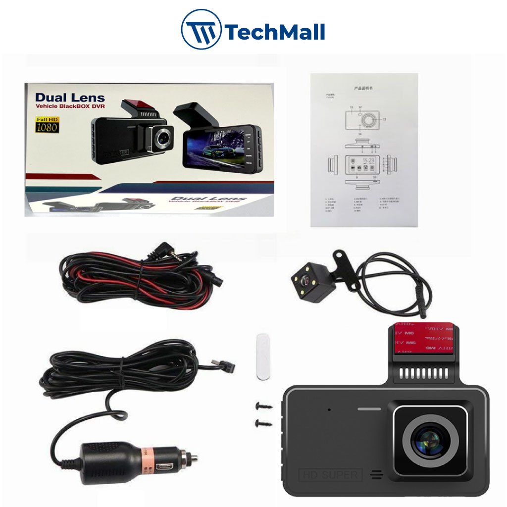 Camera hành trình ô tô Q3, kết nối wifi xem trực tiếp trên điện thoại, Độ Phân Giải 2K 2560x1440, bảo hành 12 tháng