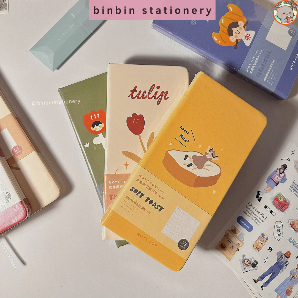 Sổ tay Weekly Note For Slim 53 tuần ghi chú lịch trình, nhiều layout tiện lợi NFS01