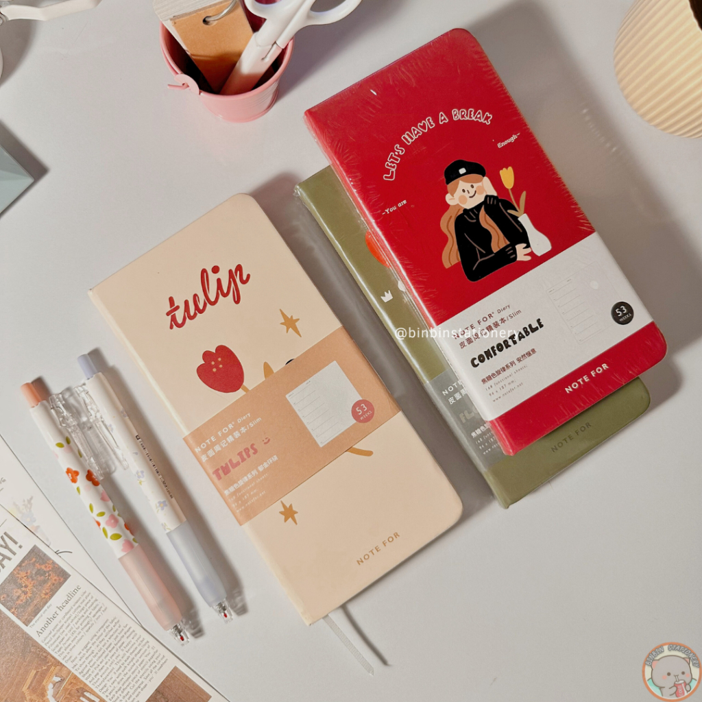 Sổ tay Weekly Note For Slim 53 tuần ghi chú lịch trình, nhiều layout tiện lợi NFS01