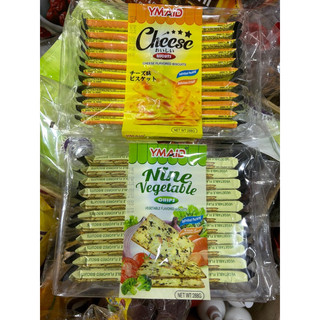 Bánh quy vị rau củ và phomai Ymaid HongKong 288g