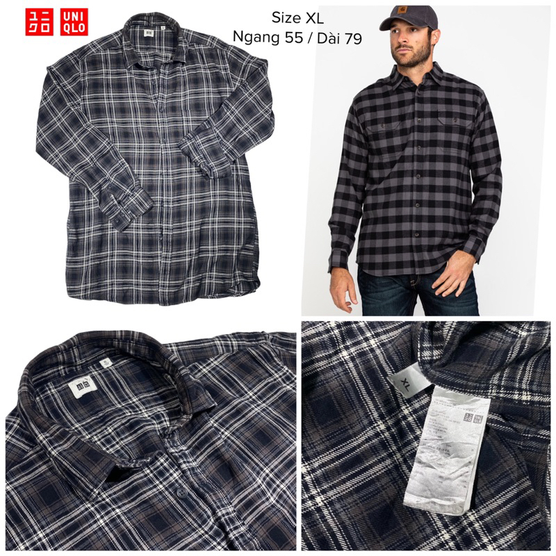 Áo flannel sơ mi 2hand