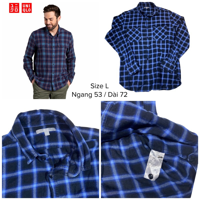 Áo flannel sơ mi 2hand
