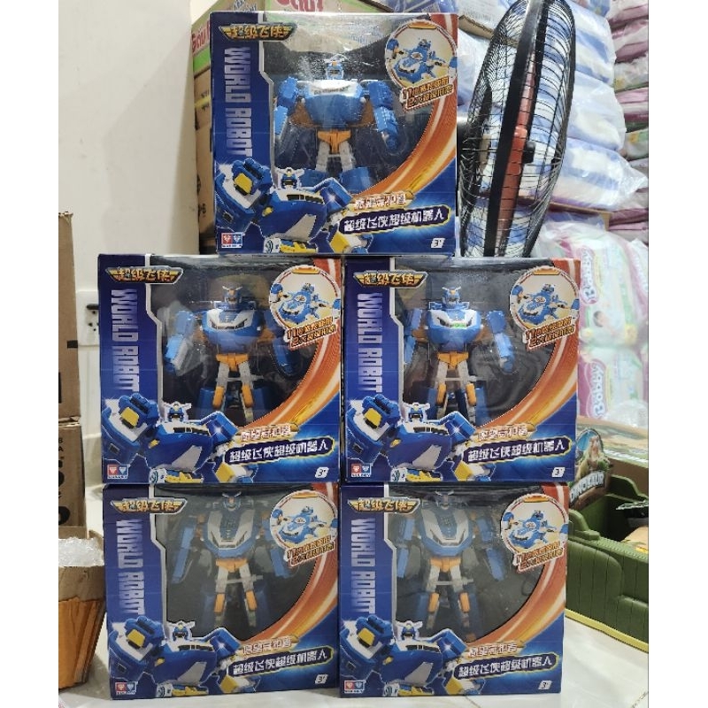 Đồ chơi superwings mô hình tàu bay thế giới biến hình robot