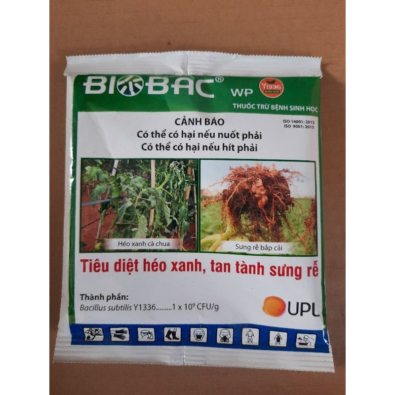 Thuốc trừ bệnh sinh học BioBac wp(gói 100gram)