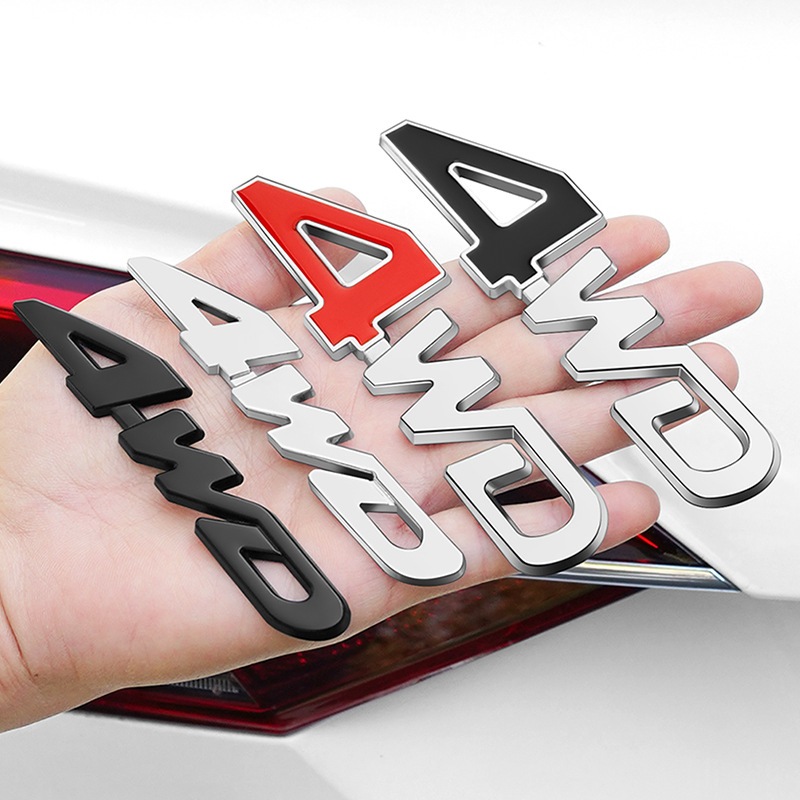 Logo chữ nổi 4x4, 4WD, V6,V8, Sport cao cấp trang trí cho xe hơi ô tô Ford,Toyota, Honda, Nissan, Mitsubishi....