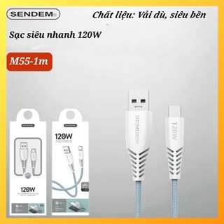 Cáp sạc nhanh 120W, Cáp dù USB - Micro / Type C / Táo