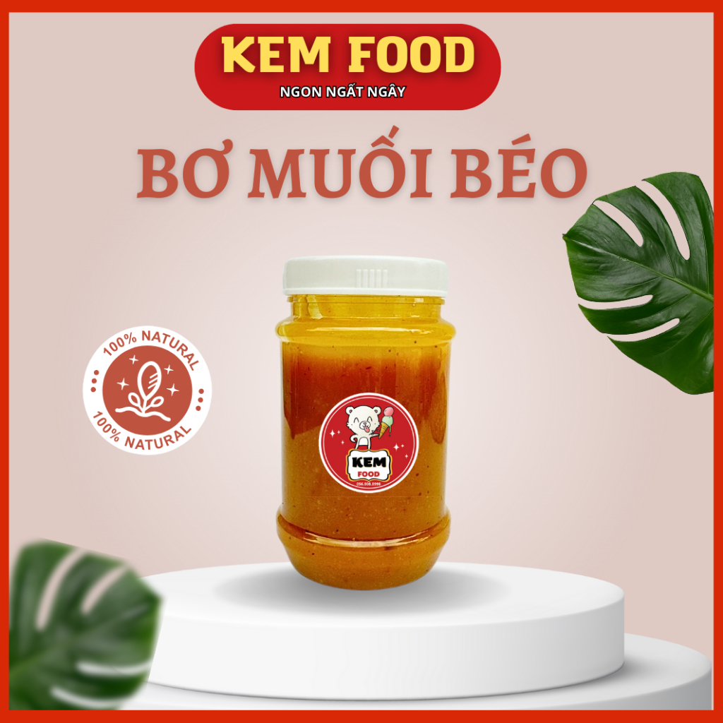 SỐT BƠ MUỐI BÉO SIÊU NGON ĐẬM VỊ 200G -  KEMFOOD