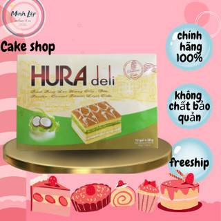 Bánh hura deli cốm - dừa, sữa dâu bibica 336g