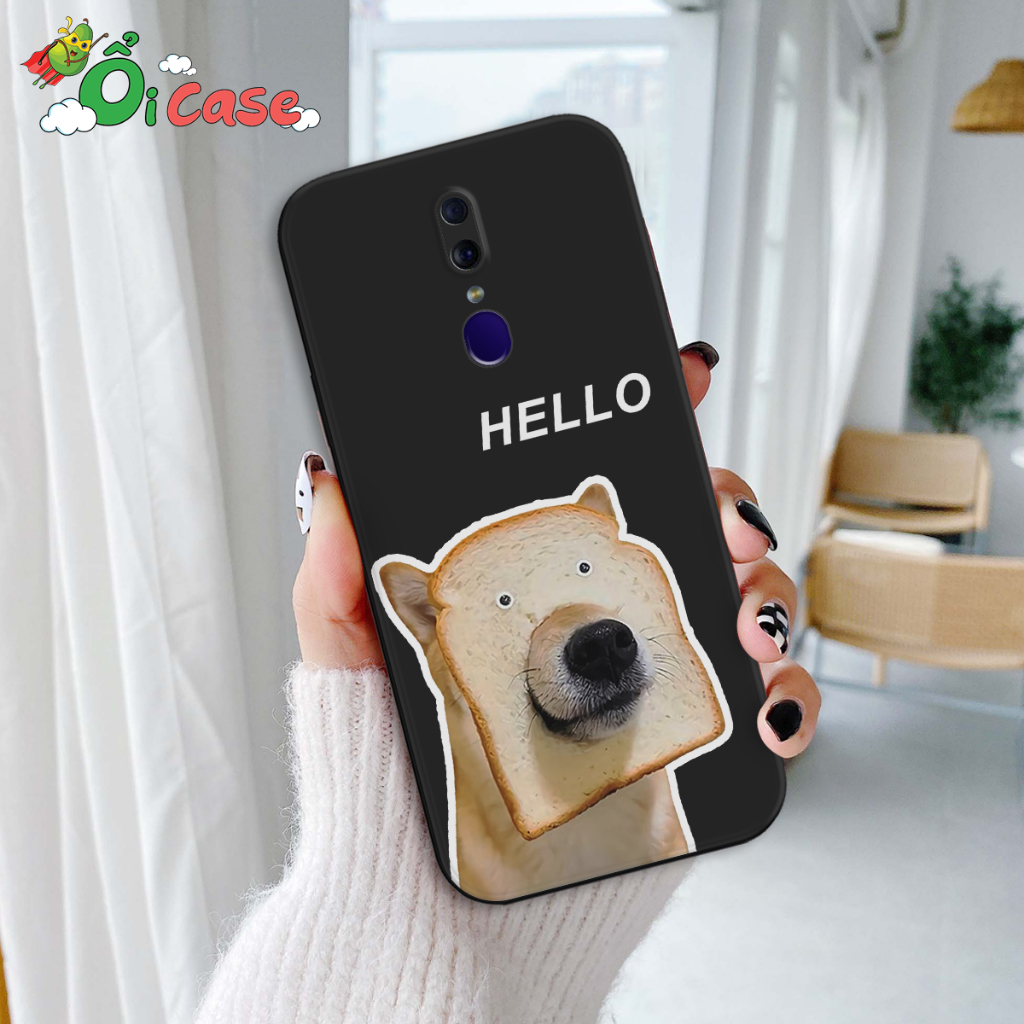 Ốp lưng Oppo F11 / F11 Pro silicon mềm , bảo vệ cam in hình chú chó hài hước , dễ thương