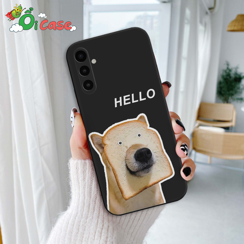 Ốp lưng Samsung A05 / A05s silicon mềm , bảo vệ cam in hình chú chó hài hước , dễ thương