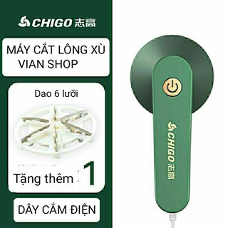 Máy cắt lông xù dao 6 lưỡi dùng điện ,máy khỏe cắt nhanh