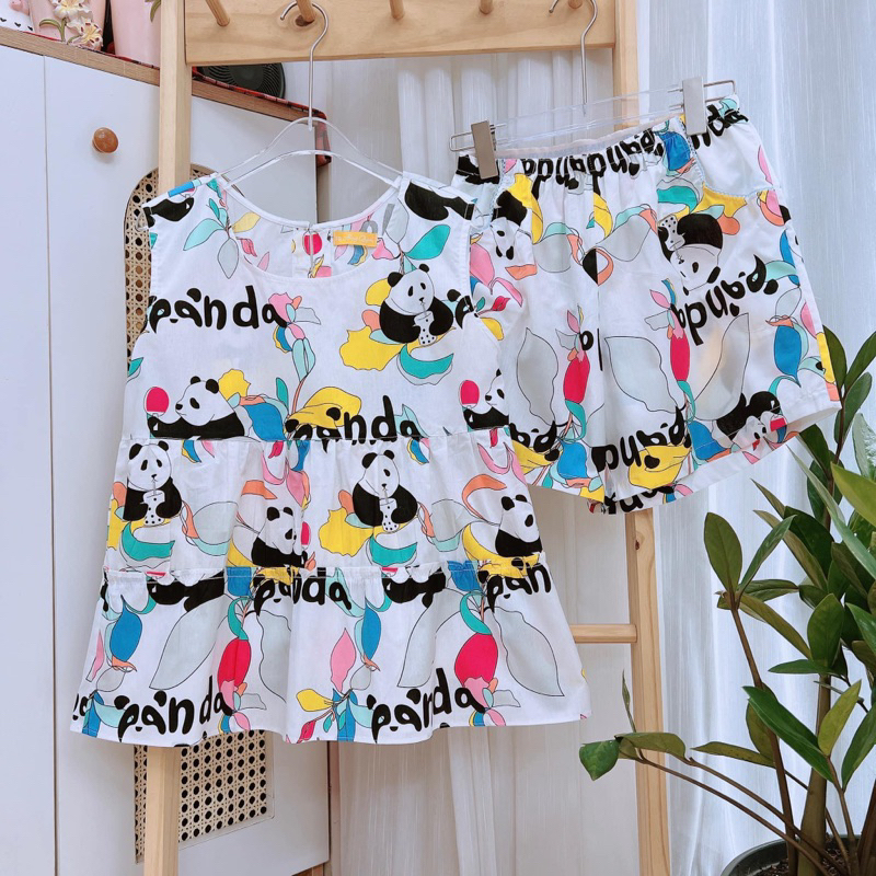 Đồ bộ mặc nhà hoạ tiết Panda