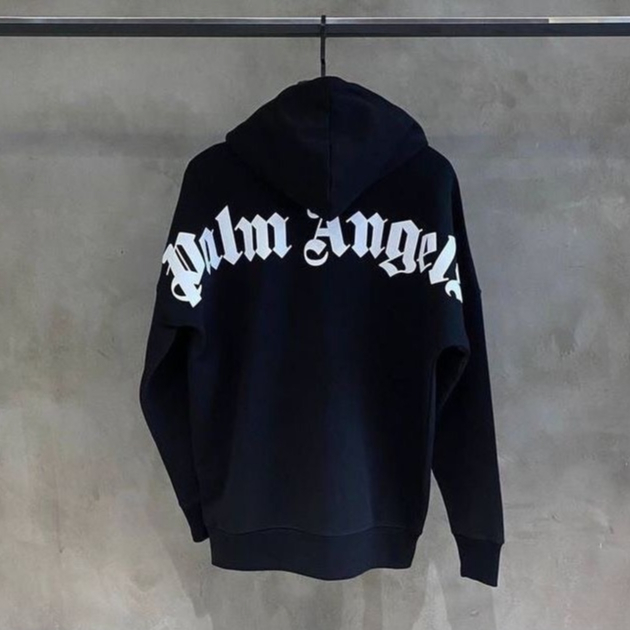 Áo Hoodie In Chữ Palm Anggel Áo Nỉ Nam Nữ Dày Dặn Dáng Rộng Nam Nữ