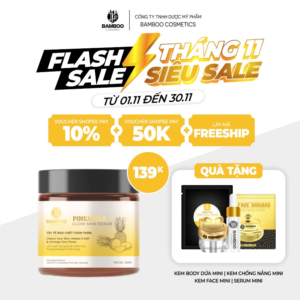 COMBO BODY DƯỠNG TRẮNG VÀ TẨY TẾ BÀO BODY