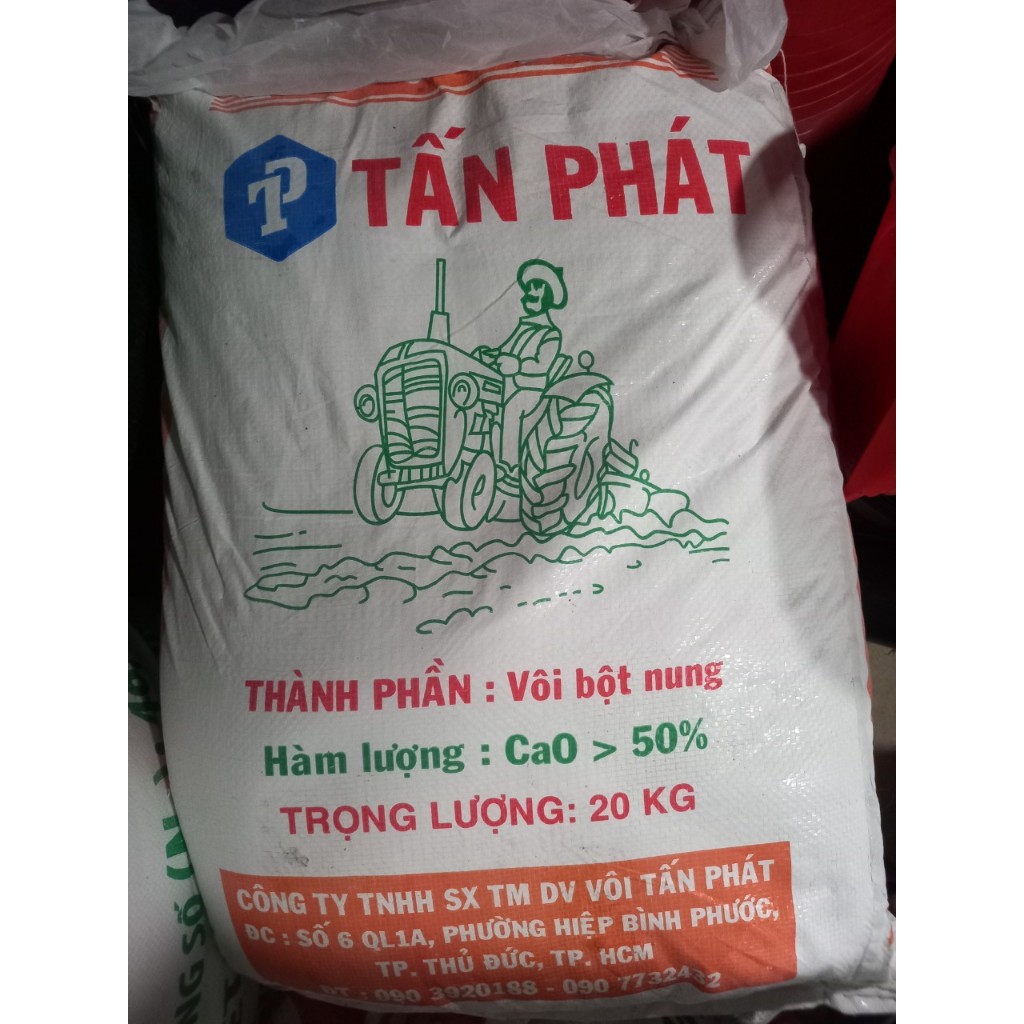 vôi nông nghiệp dùng để cải tạo đất gói 01 kí