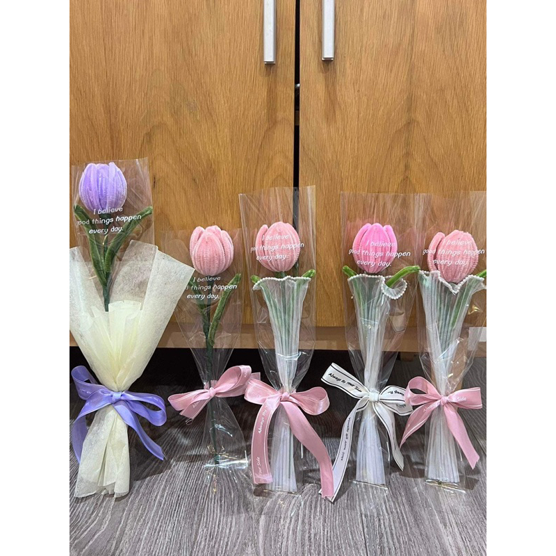 Hoa TULIP làm sẵn nhiều màu