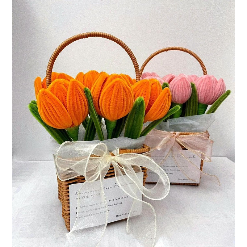 Hoa TULIP làm sẵn nhiều màu