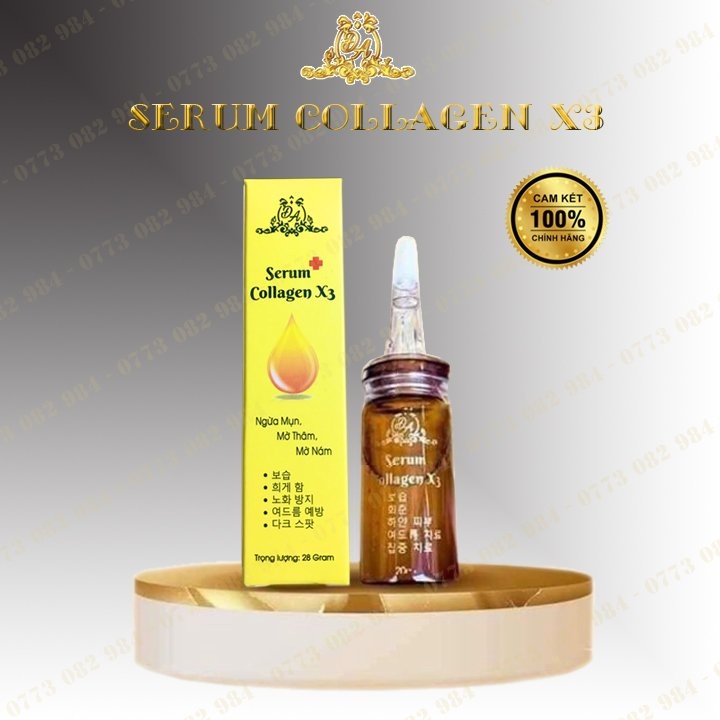 Serum Collagen X3 căng bóng da Mỹ Phẩm Đông Anh