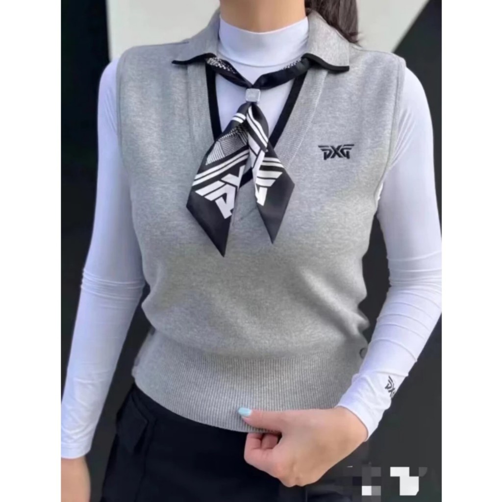 ÁO GOLF NỮ DỆT KIM GILE PXG ĐẸP