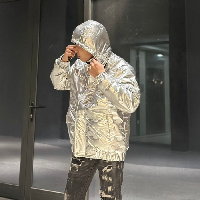 Áo Khoác Phao Bạc Nam Đôn Chề Dập Logo Siêu Cấp - Áo Phao Bạc Nam Nữ Hàng Q.C Cao Cấp hot trend 2023