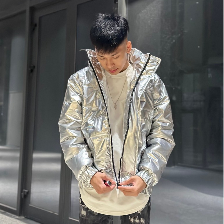 Áo Khoác Phao Bạc Nam Đôn Chề Dập Logo Siêu Cấp - Áo Phao Bạc Nam Nữ Hàng Q.C Cao Cấp hot trend 2023
