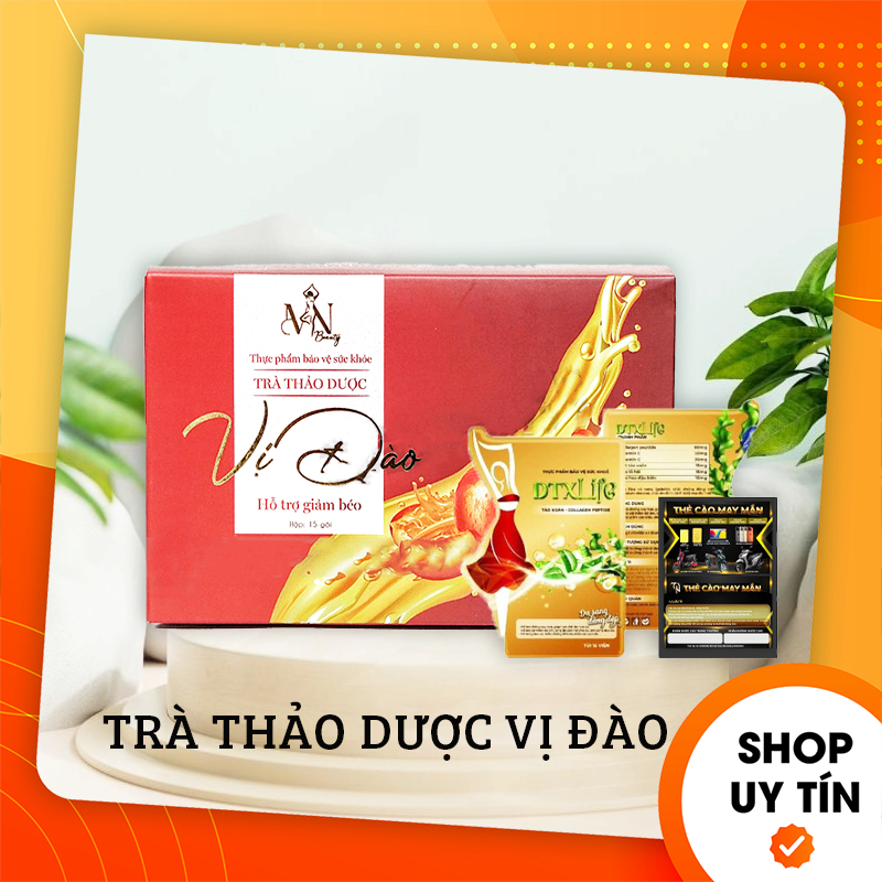 [Tặng Detox + Thẻ Cào] Trà Giảm Cân Vị Đào Đông Anh MN Beauty - Giảm Cân Nguyễn Huỳnh Như Collagen X3