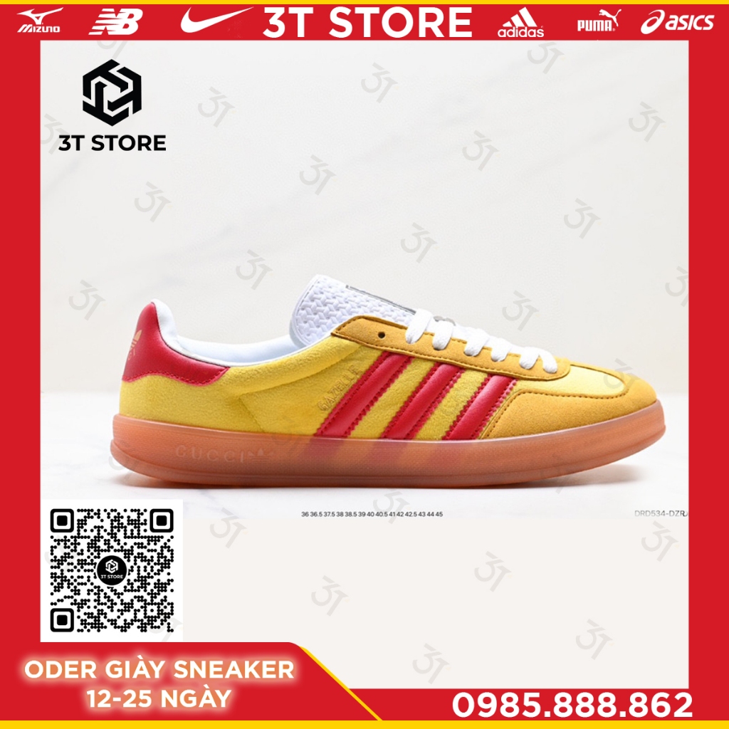 GIÀY SNEAKER MÃ SẢN PHẨM: _Adidas originals x Gucci Gazelle_FULL BOX_FREE SHIP TOÀN QUỐC