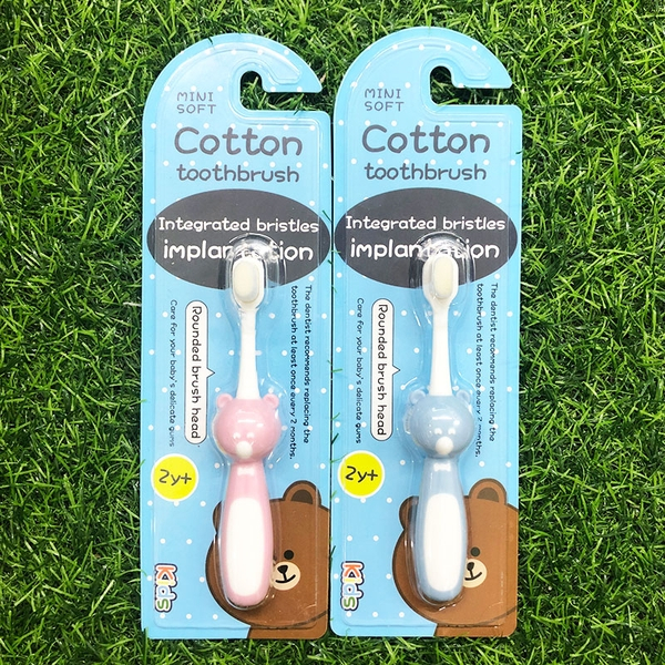 Bàn chải đánh răng siêu mềm Cotton dành cho bé
