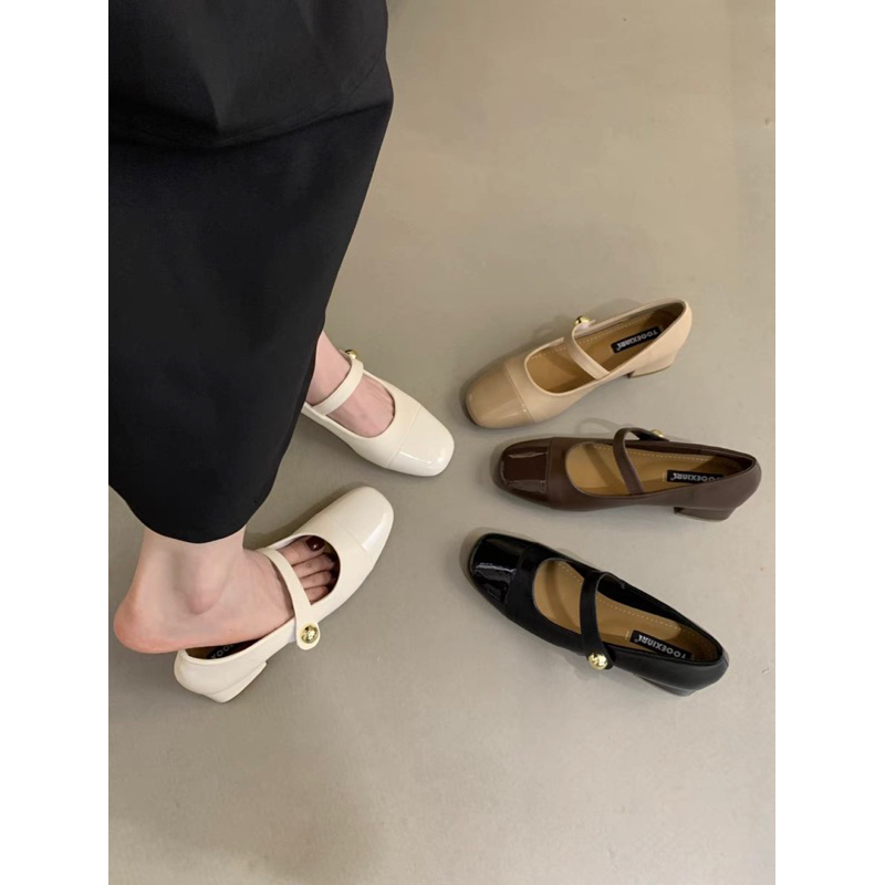 Giày búp bê mũi bóng chuẩn loại 1 Jooexinex