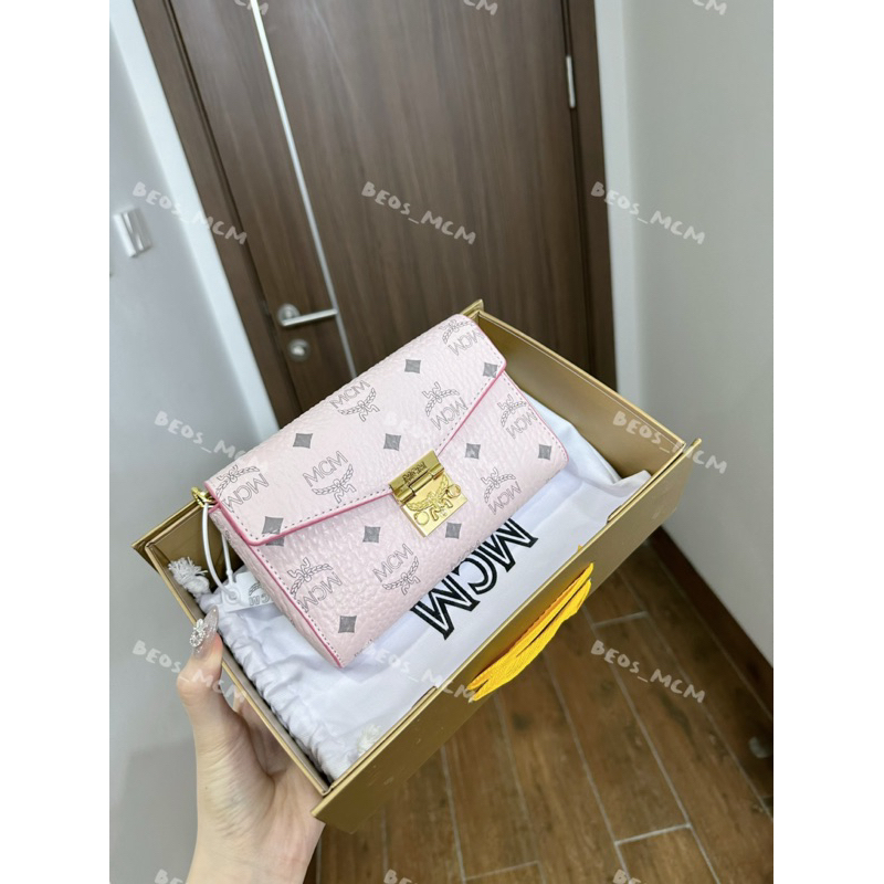 Túi đeo chéo bản siêu cấp dây xích pha da