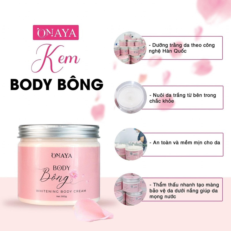 [Chính hãng] Kem body bông 150g
