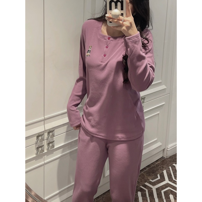 BỘ NHUNG TĂM GẤU WHOU TÍM
