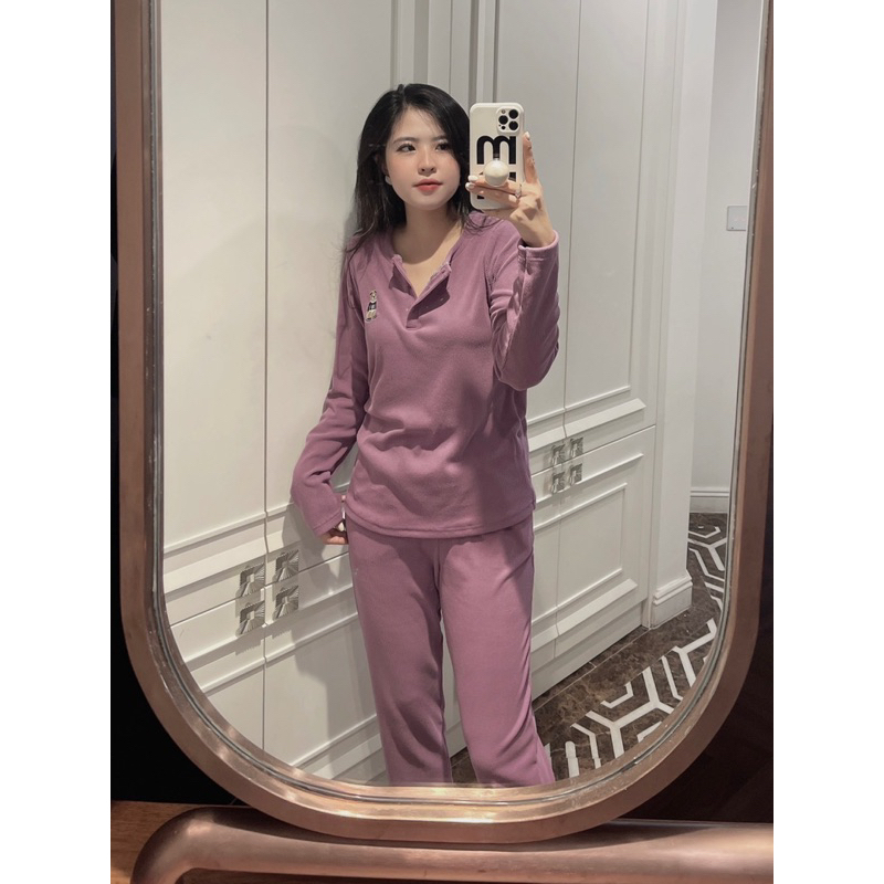 BỘ NHUNG TĂM GẤU WHOU TÍM