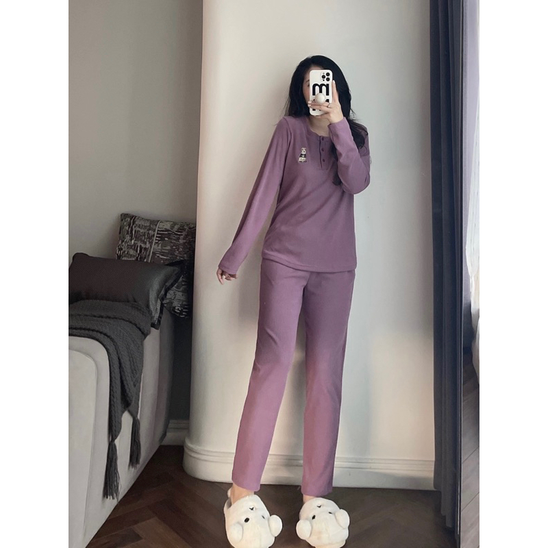 BỘ NHUNG TĂM GẤU WHOU TÍM