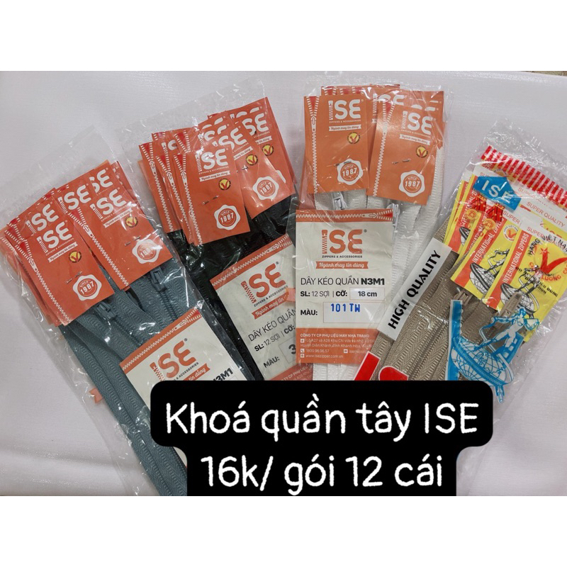 1 gói khoá quần ISE