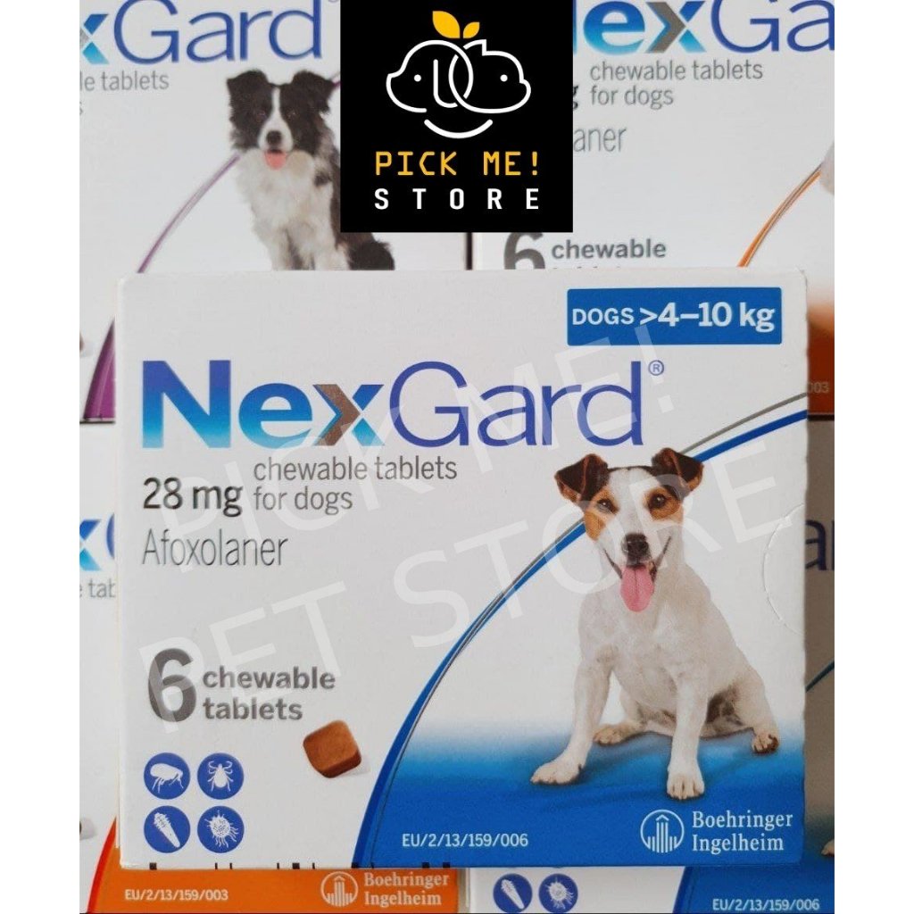 Viên Nhai NEXGARD | Ve Rận, Bọ Chét, Ghẻ Demodex cho Chó