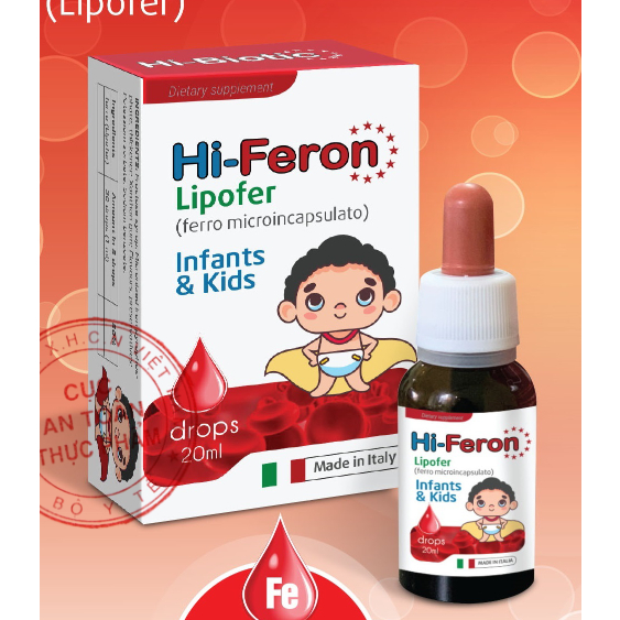 Hi-feron Bổ Sung Sắt Cho Trẻ