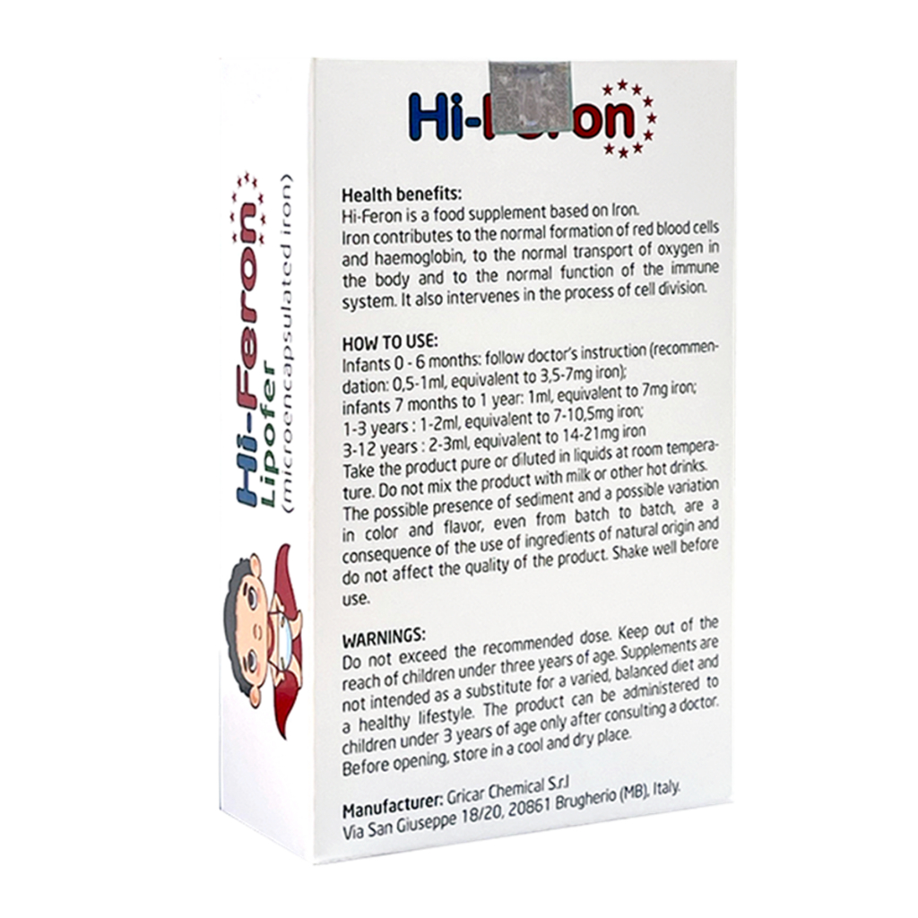 Hi-feron Bổ Sung Sắt Cho Trẻ