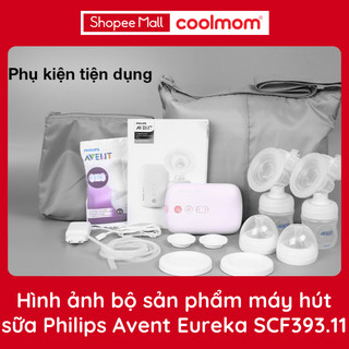 Máy hút sữa điện đôi Philips Avent Eureka SCF393.11