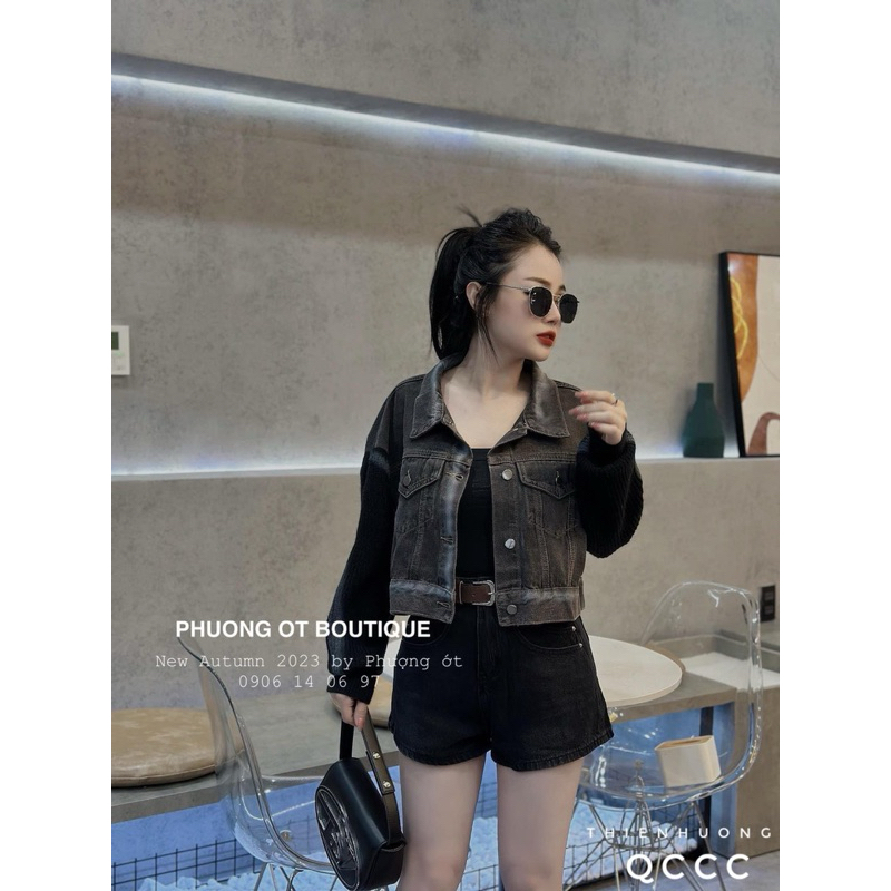 Áo Khoác Bò Nang Động Thể thao Sang Chảnh Dễ Phối