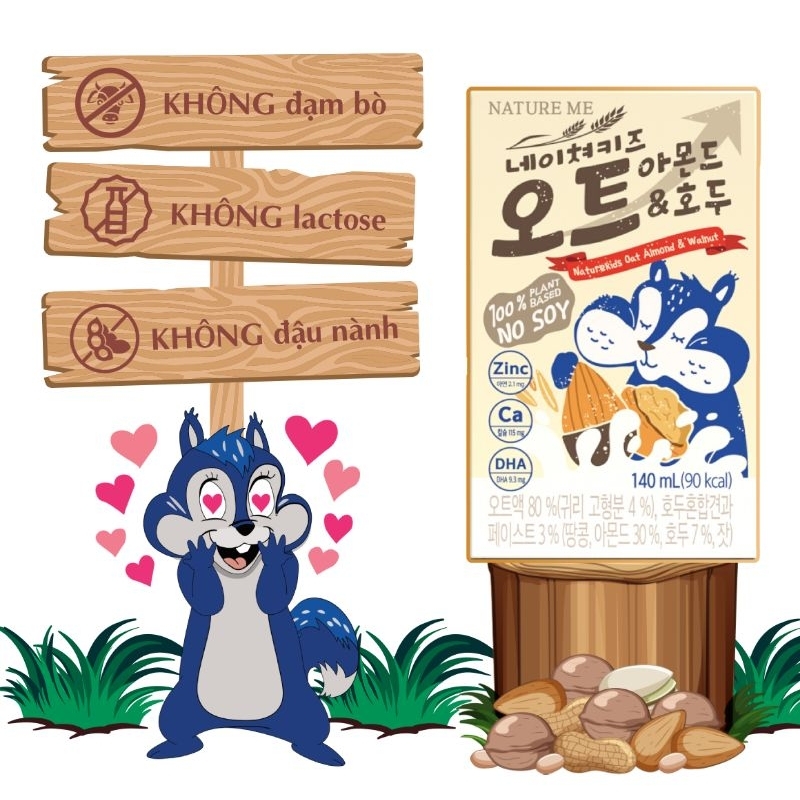 Sữa hạt ngũ cốc dinh dưỡng Nature Kids